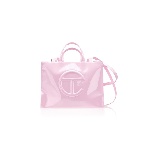Medium Shopping Bag - Bubblegum Patent
