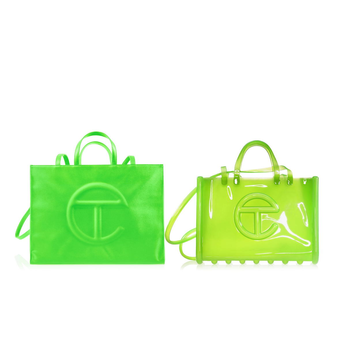 Melissa X Telfar Large Jelly Shopper - Green