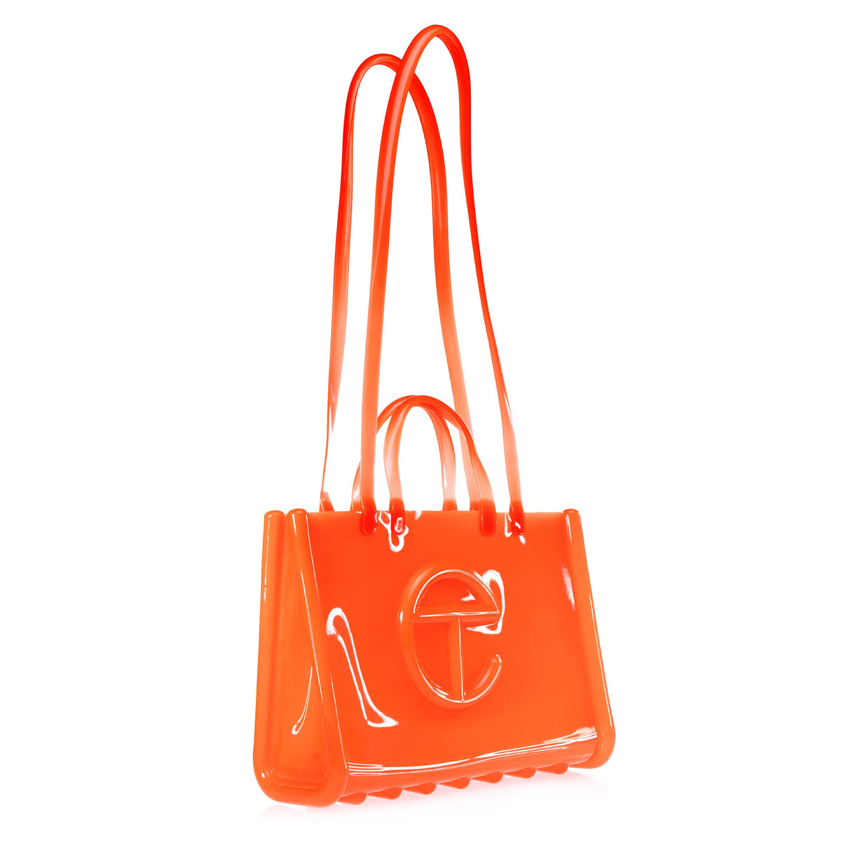 Melissa X Telfar Large Jelly Shopper - Orange