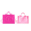 Melissa X Telfar Large Jelly Shopper - Pink