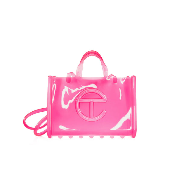 Telfar Bags | Telfar x Melissa Large Jelly Shopper Clear Pink | Color: Pink | Size: Os | Candygirlcece's Closet