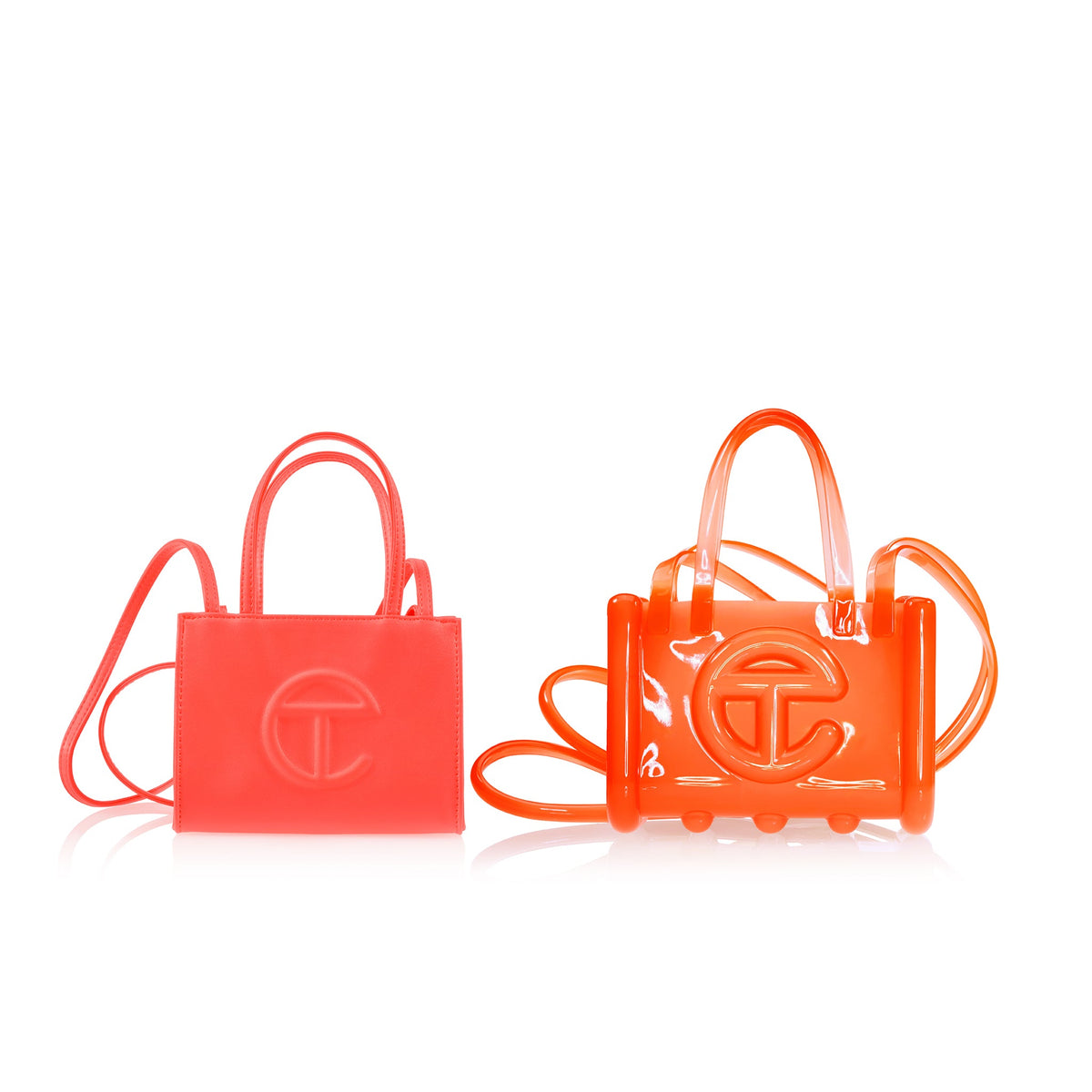 Melissa X Telfar Small Jelly Shopper - Orange