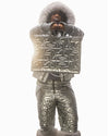 Moose Knuckles x Telfar Quilted Bomber Pants - Silver/Fox