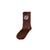 Athletic Logo Socks - Chocolate
