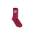Athletic Logo Socks - Oxblood