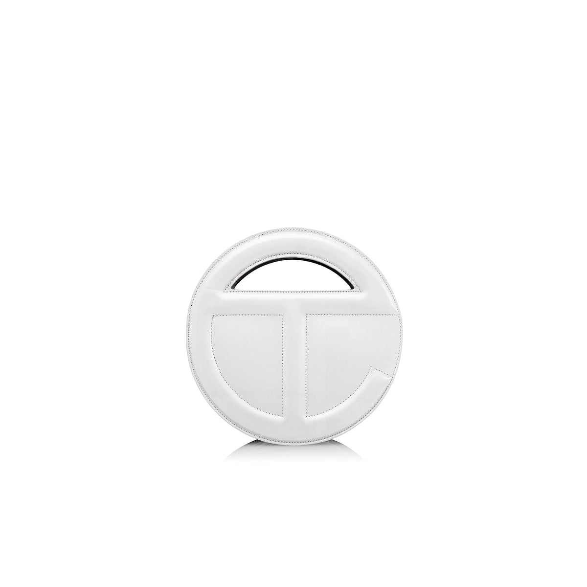 Round Telfar Circle Bag - White