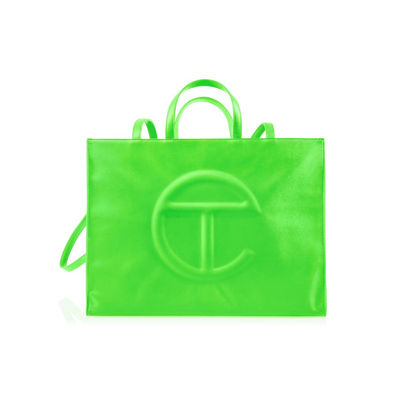 Large Shopping Bag - Highlighter Green