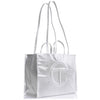 Large Shopping Bag - Silver