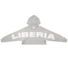 Crop Hoodie - Liberia Grey