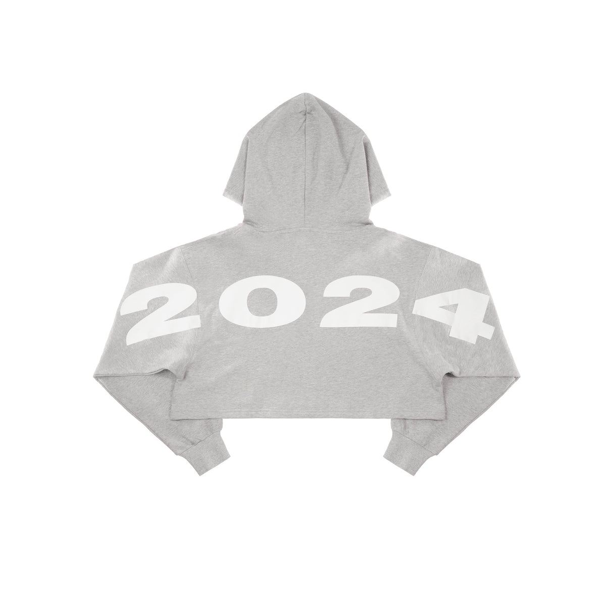 Crop Hoodie - Liberia Grey