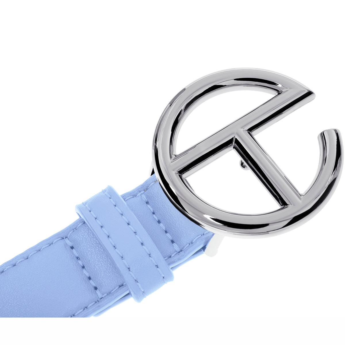 Logo Belt - Silver/Cerulean