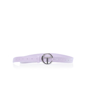Logo Belt - Silver/Lavender