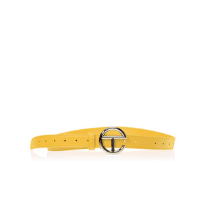 Logo Belt - Silver/Yellow
