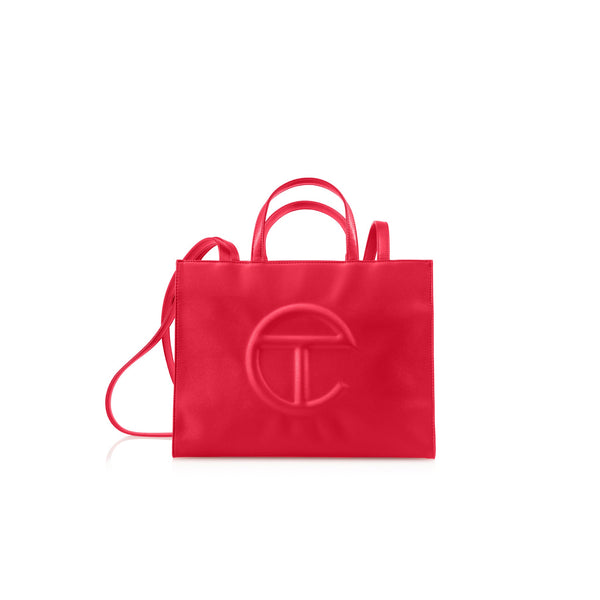 Medium Shopping Bag - Red