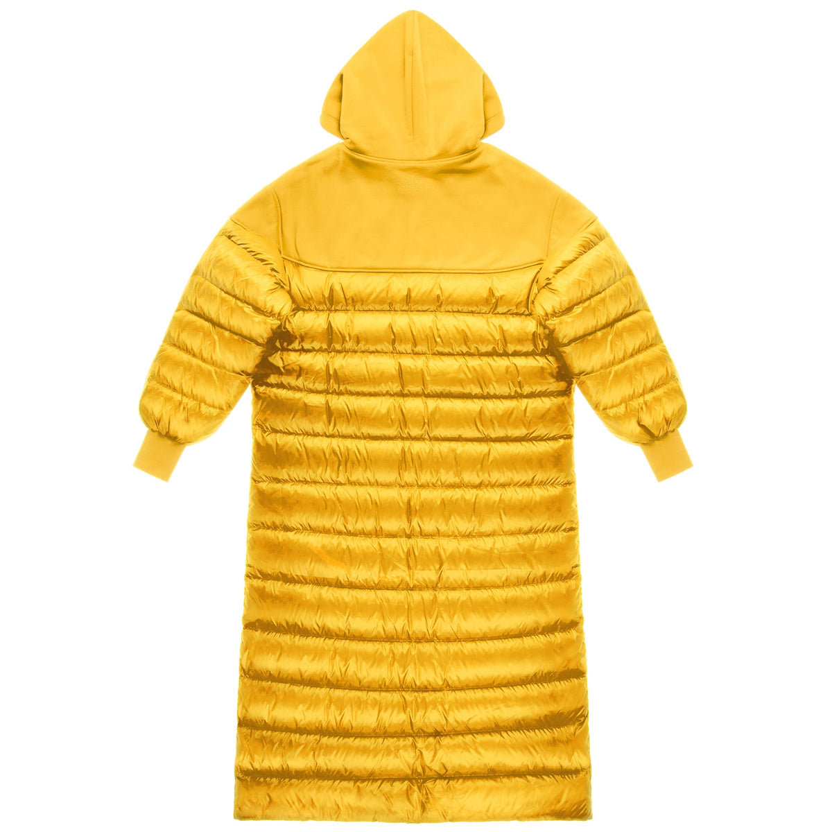 Puff Hoodie Coat - Yellow