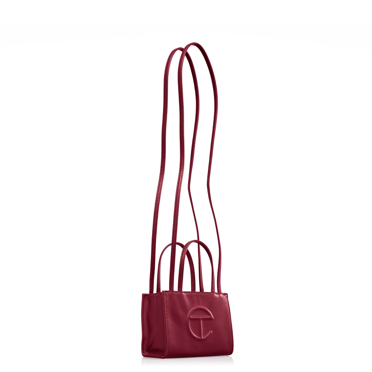 Telfar oxblood 2024 bag