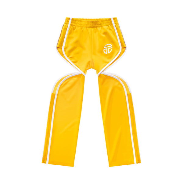 Thigh Hole Track Pant - Yellow