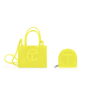Small Shopping Bag - Highlighter Yellow