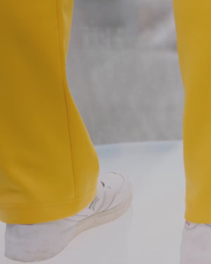 Thigh Hole Track Pant - Yellow