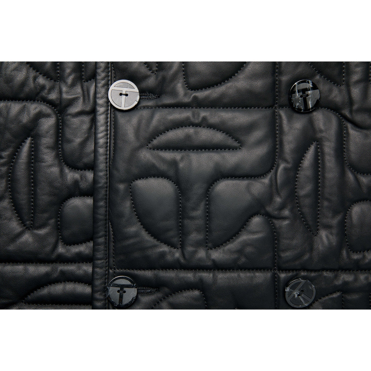 Moose Knuckles x Telfar Quilted Peacoat - Leather