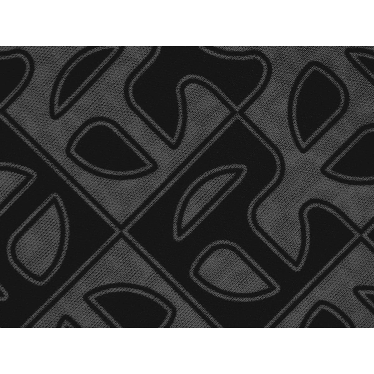 Monogram Print Durag - Black/Grey