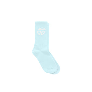 Athletic Logo Socks - Pool Blue