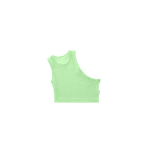 Cropped Half Tank - Double Mint