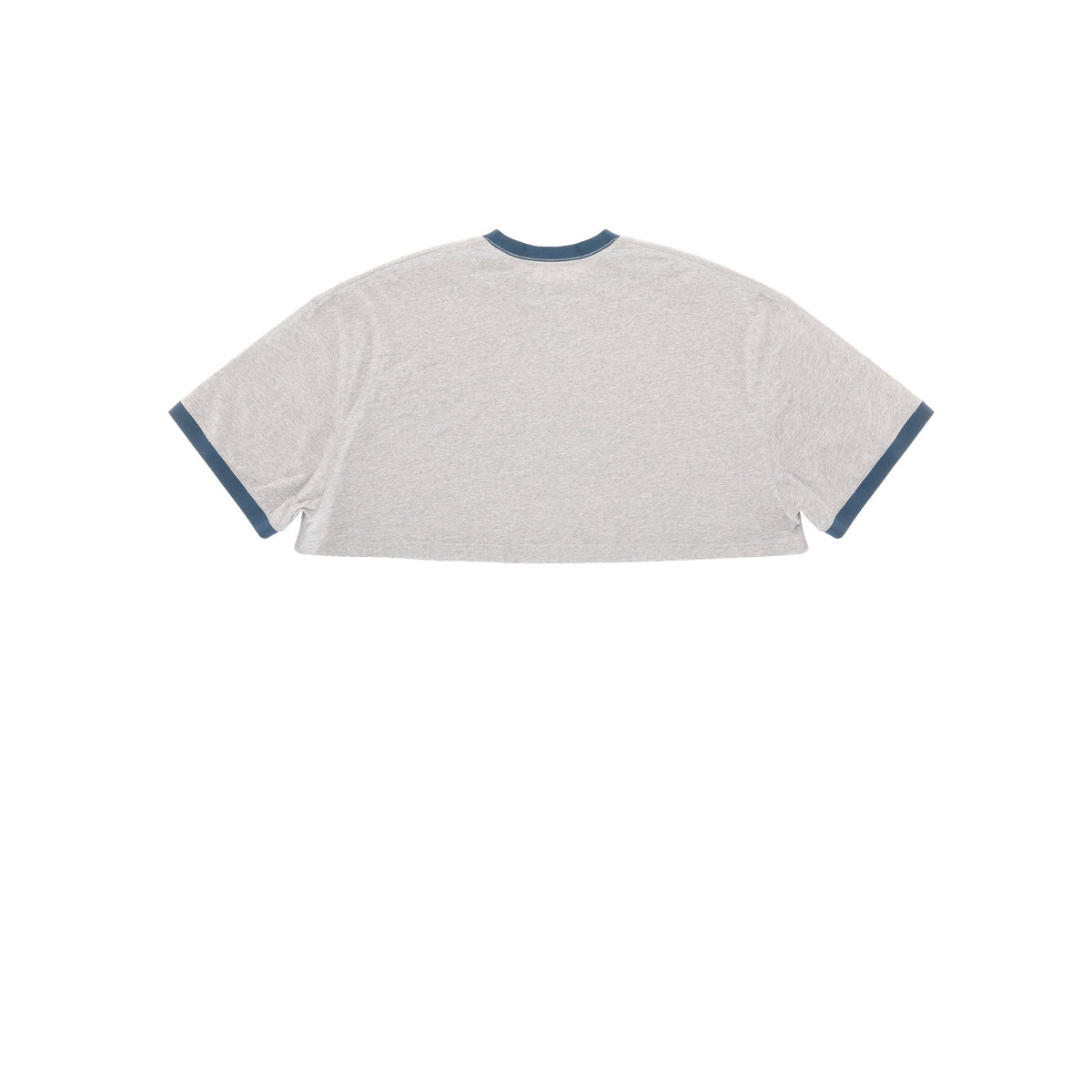 Cropped Ringer T - Heather Grey
