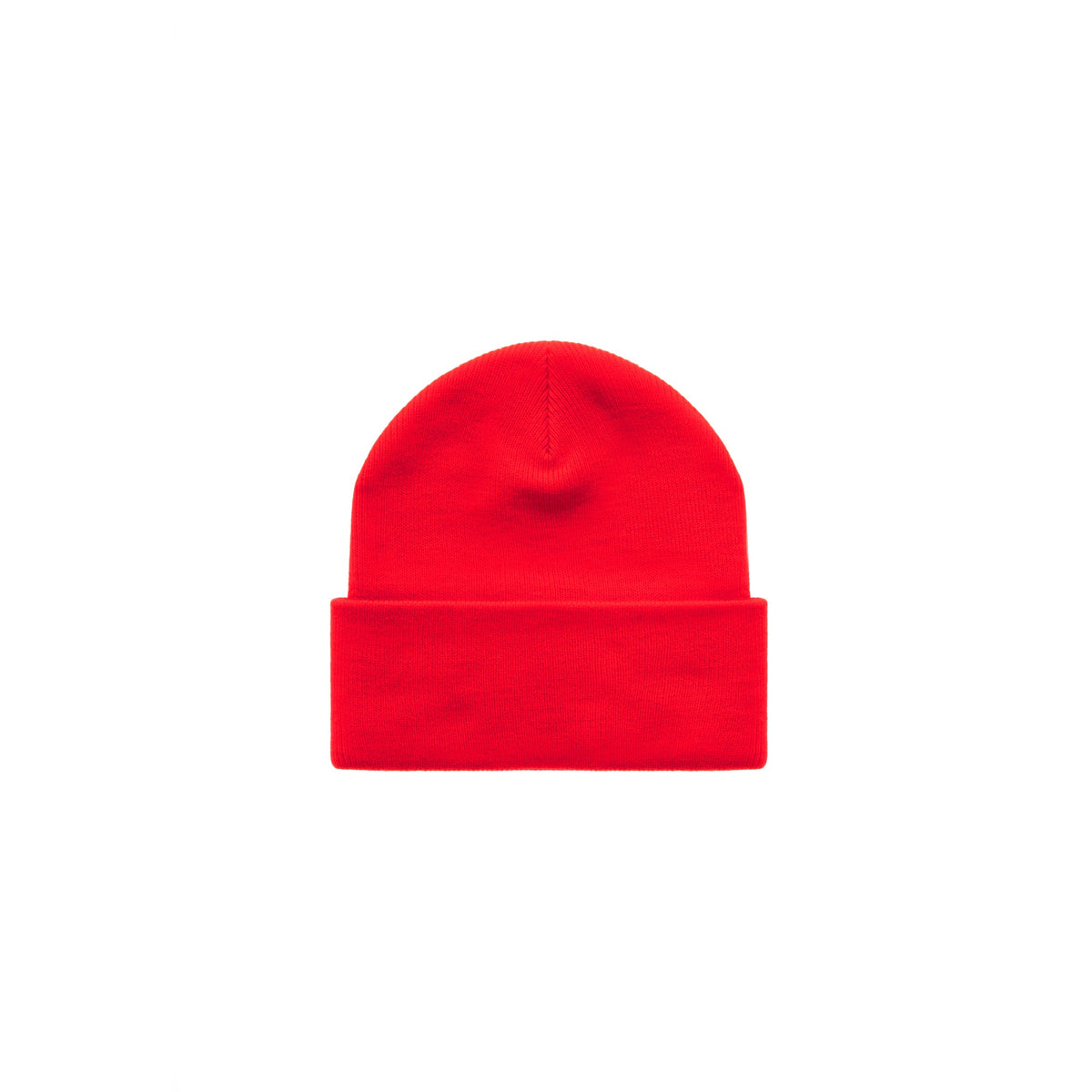Embroidered Beanie - Red