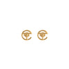 Logo Stud Earring - Gold
