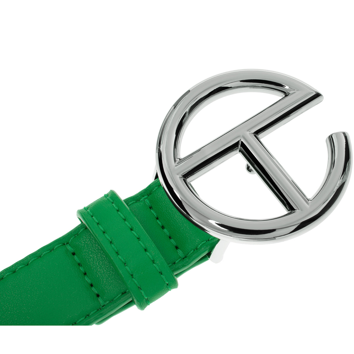 Logo Belt - Silver/Greenscreen