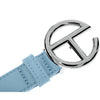 Logo Belt - Silver/Pool Blue