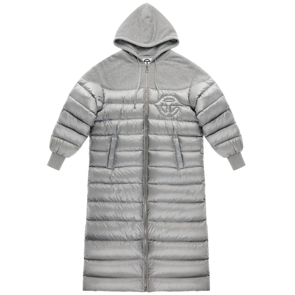 Puff Hoodie Coat - Grey