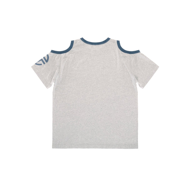 Telfar Triple V-Neck Jersey - Silver XL