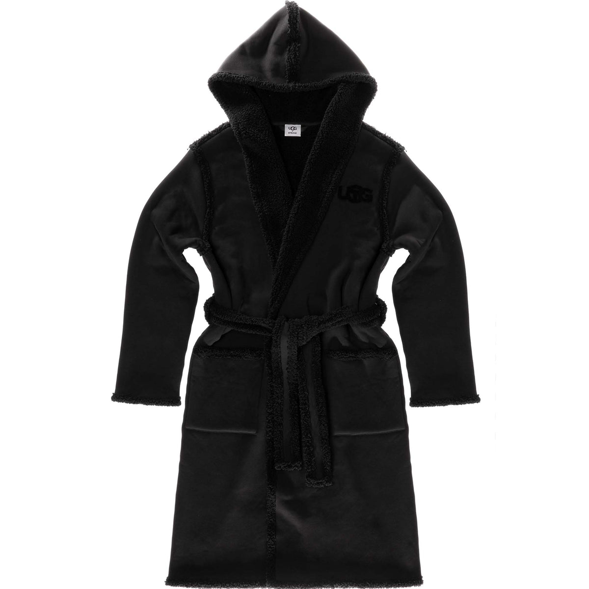 UGG x TELFAR Fleece Robe - Black – shop.telfar